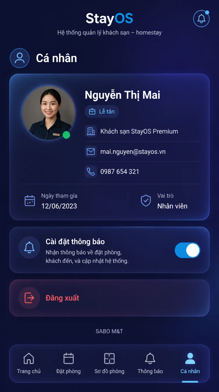 Giao diện mobile khách sạn – homestay — màn 10