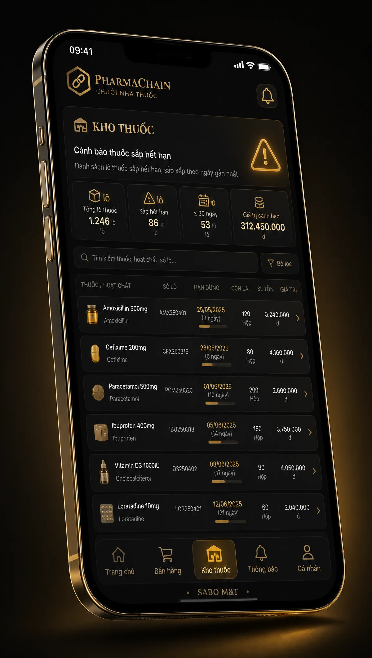 Giao diện mobile chuỗi nhà thuốc — màn 4