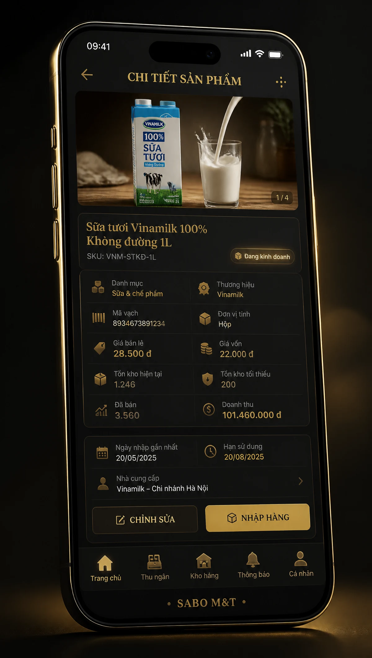 Giao diện mobile siêu thị mini – cửa hàng tiện lợi — màn 3