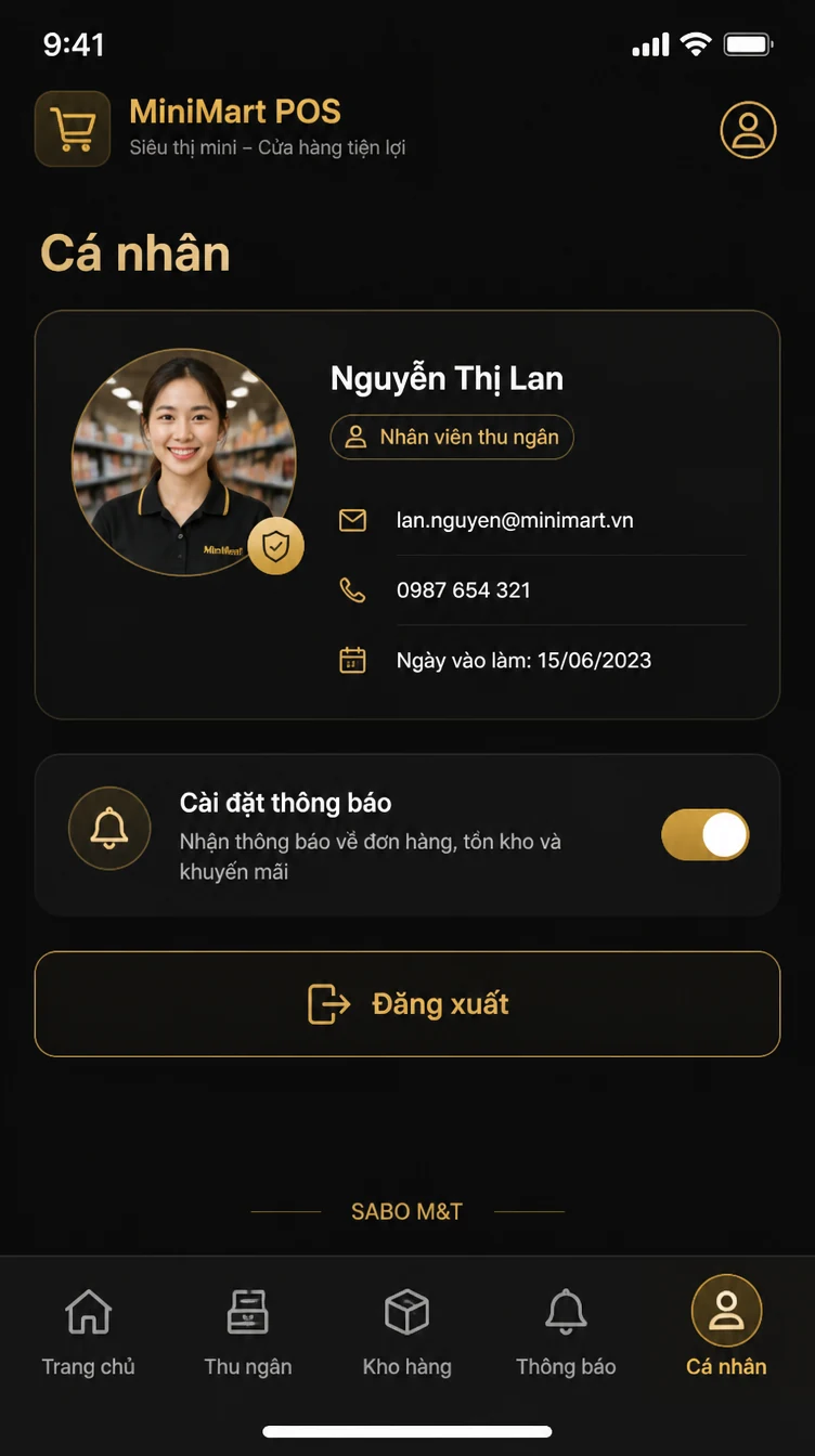 Giao diện mobile siêu thị mini – cửa hàng tiện lợi — màn 10